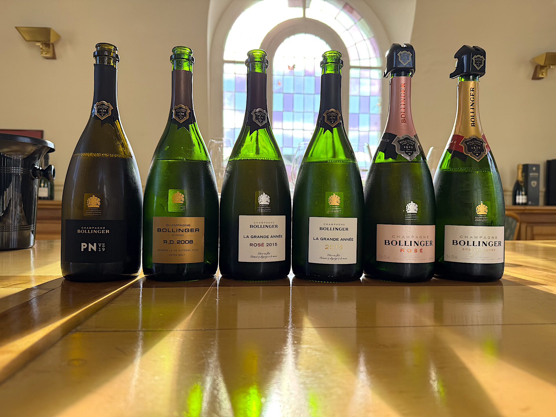 Degustazione degli champagne Bollinger